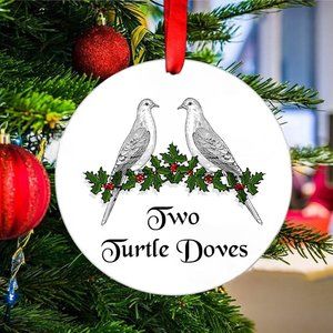 Two Turtle Doves Ornament